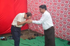Sh. Resham Ji DGM BSNL with Dr. Triloki ji